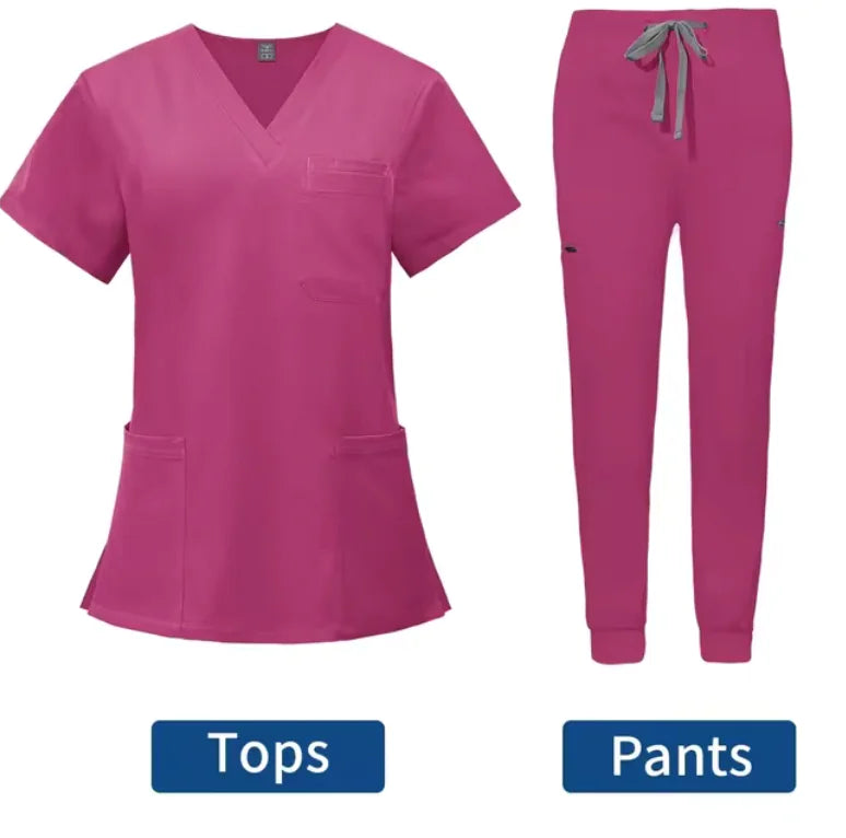 Medical Scrubs Jogger Set