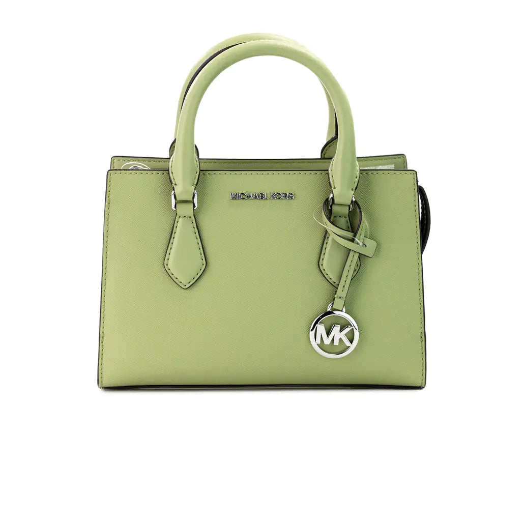 Michael Kors Sheila Small Leather Center Zip Satchel Bag