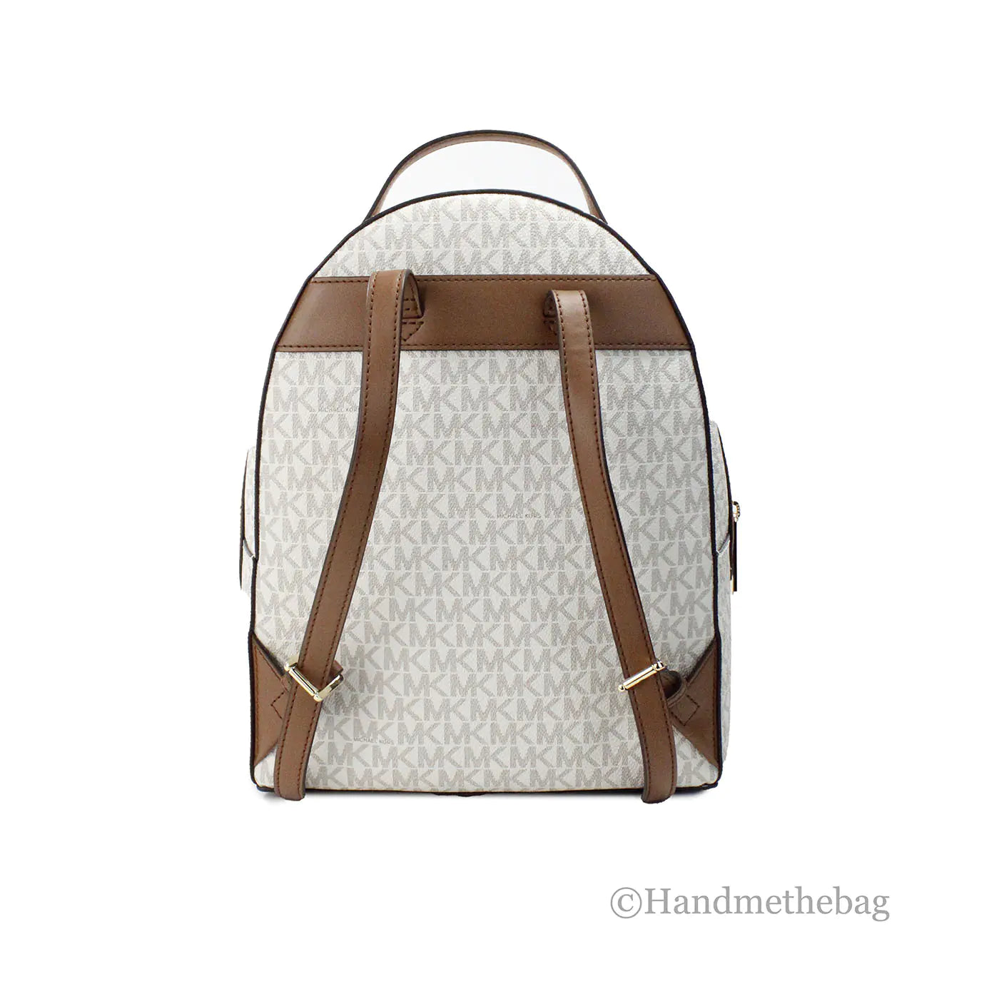 Michael Kors Sheila Medium Vanilla PVC Front Pocket Backpack