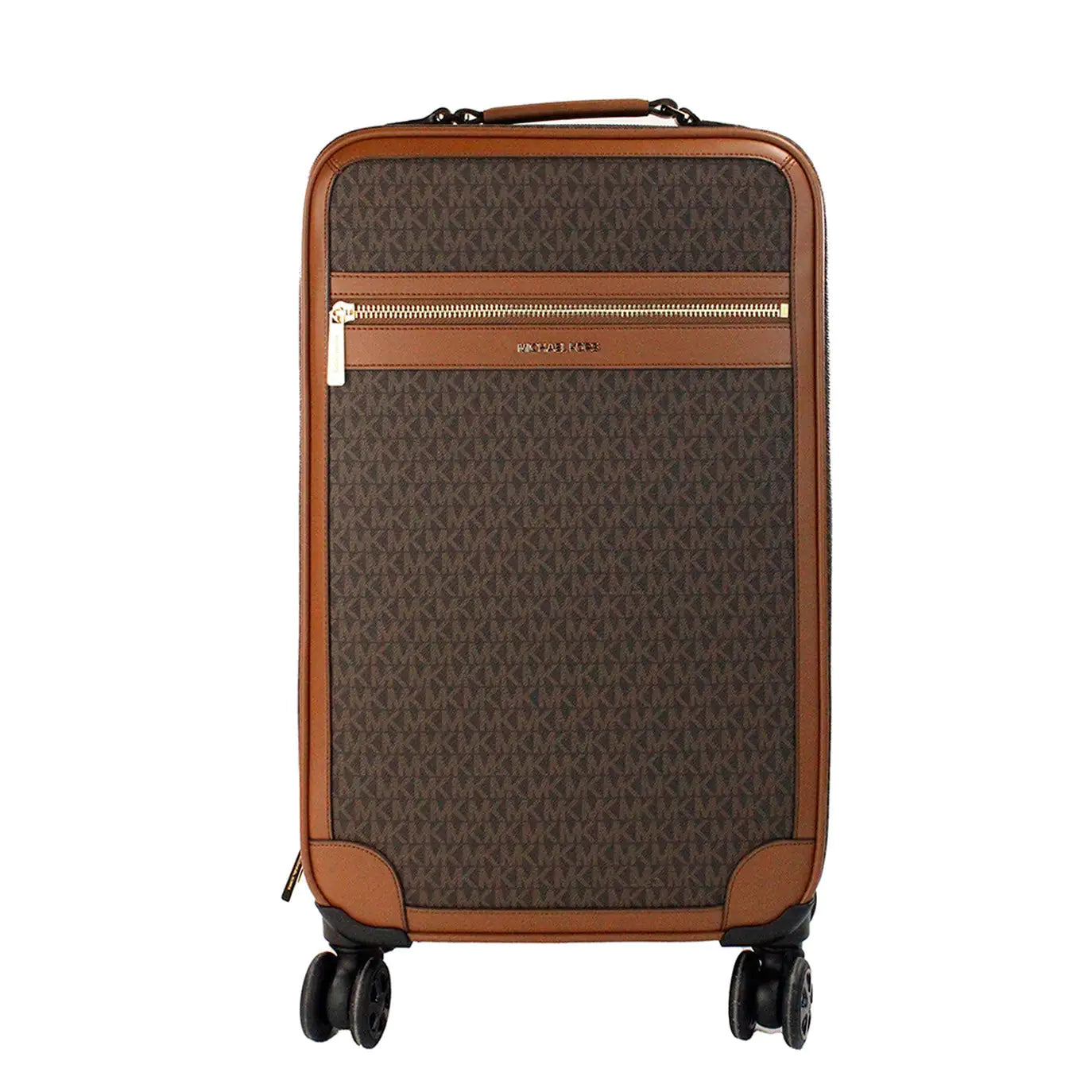 Michael Kors Travel Small Brown Trolley Rolling Suitcase