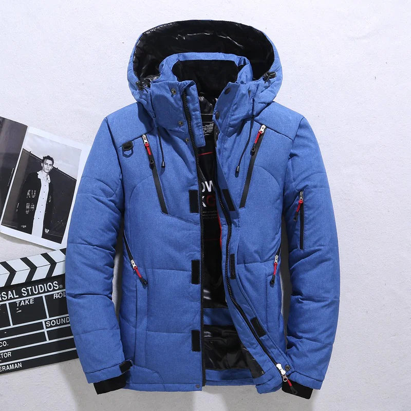 Men's Winter Down Jacket with Hood