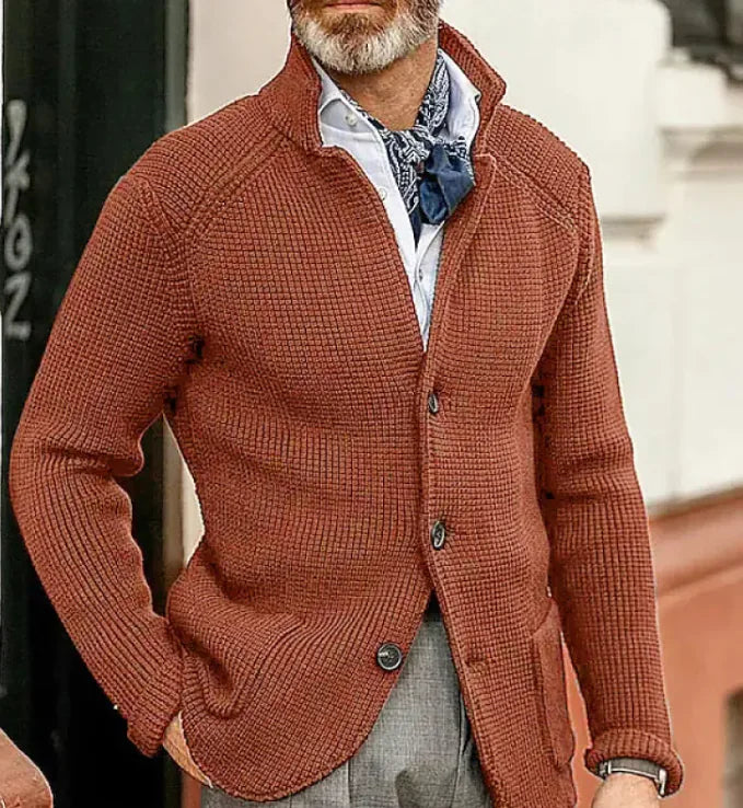 Autumn Men's Knitted Sweater Coat