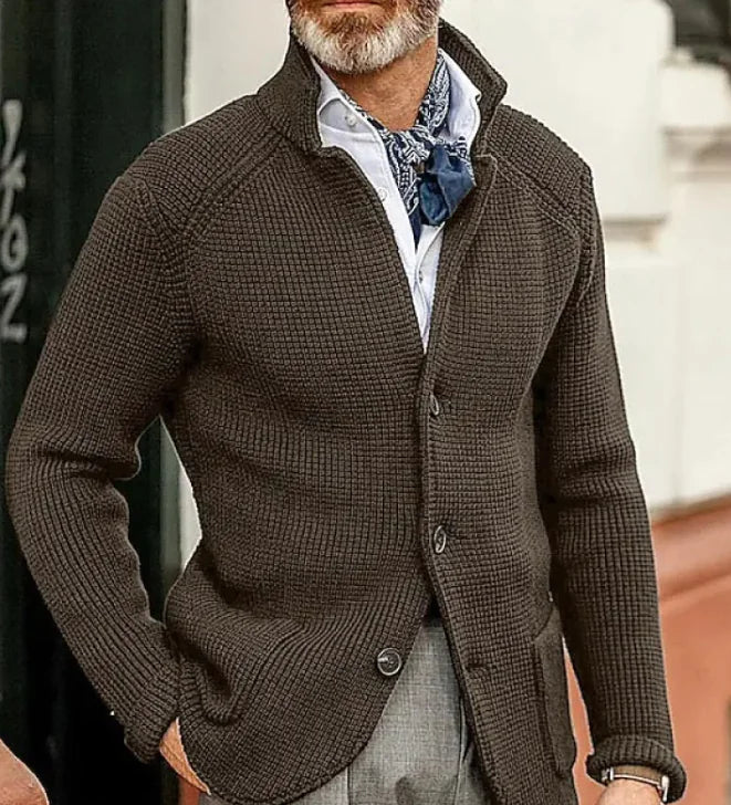 Autumn Men's Knitted Sweater Coat