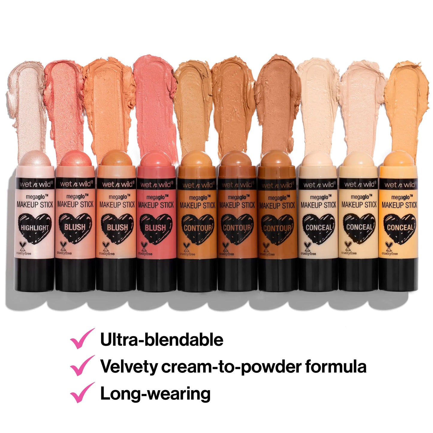 wet n wild MegaGlo Makeup Stick, Buildable Color, Versatile Use, Cruelty-Free & Vegan - Call Me Maple and Conceal and Contour Neutral Follow Your Bisque,1 Ounce (Pack of 1),807 Bundle Makeup Stick + Stick, Follow Your Bisque