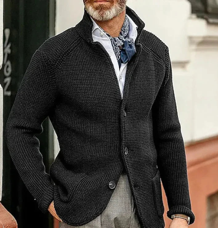 Autumn Men's Knitted Sweater Coat