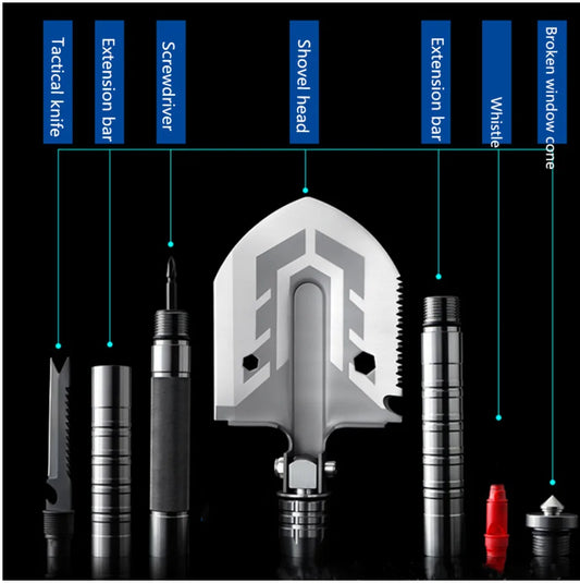 Multifunctional Folding Military Spade Shovel