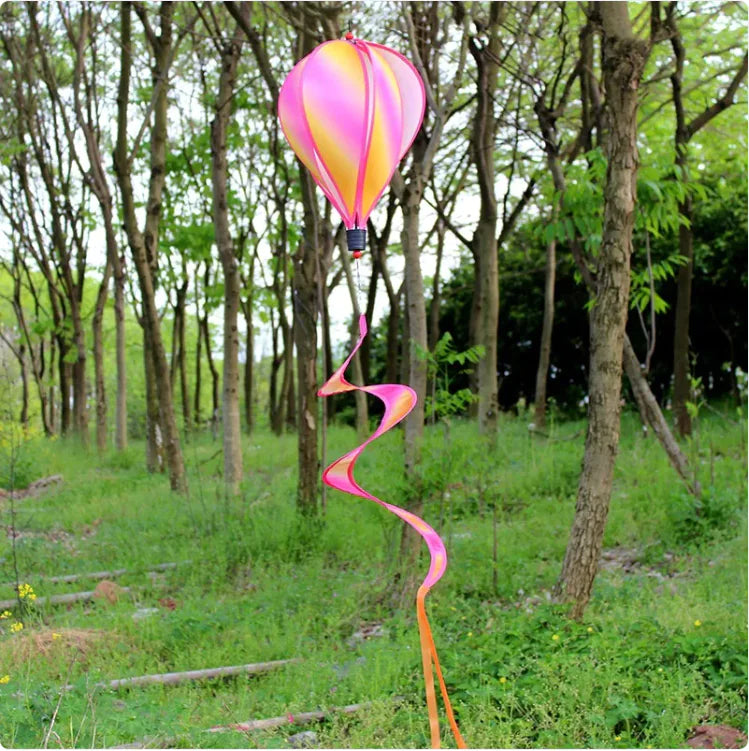 Colorful Hot Air Balloon Wind Spinner